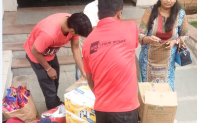 AGS Hyderabad donates to flood victims